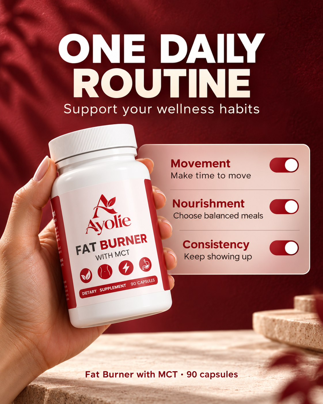 Ayolie Fat Burner with MCT — 90 Capsules